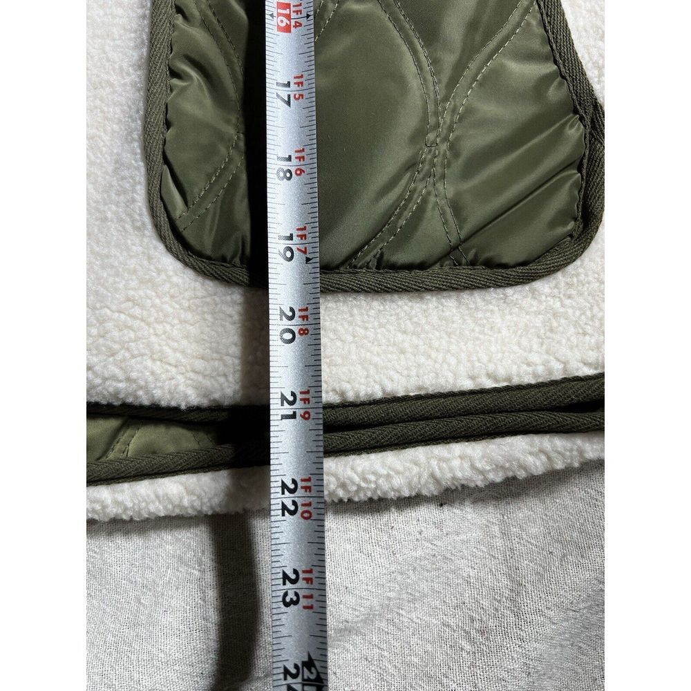 Blank NYC Cream and Green Teddy Jacket - Picture 9 of 9